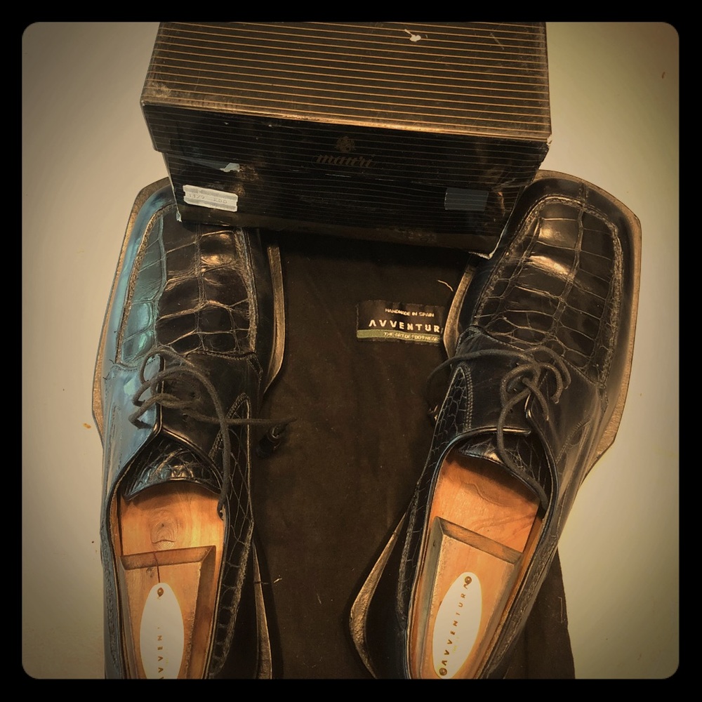 Men’s 💯 Real Gator dress shoes